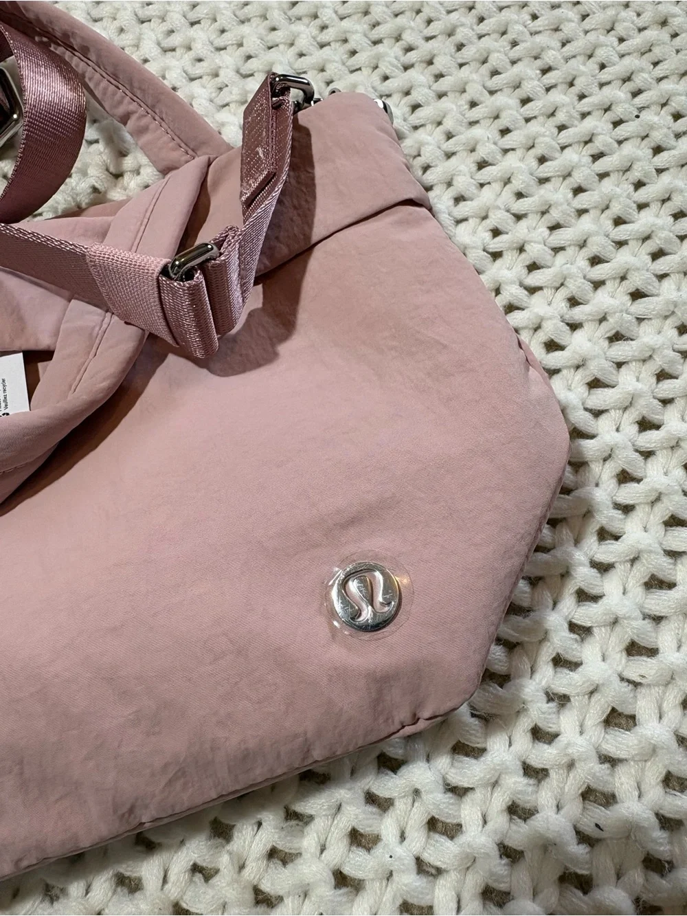 NWT lululemon on my level small tote in pink haze